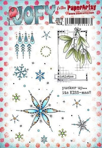 PAPER ARTSY JOFY STAMP SET 129 - JOFY129