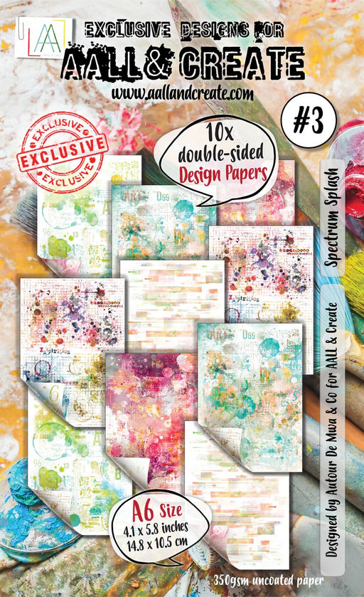 AALL & CREATE DESIGN PAPER A6 10 DOUBLE SIDED P3 - P3