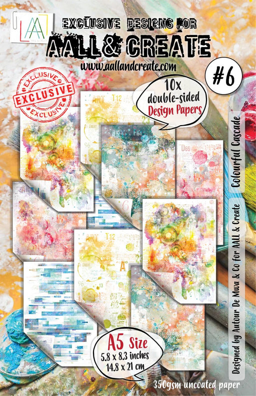 AALL & CREATE DESIGN PAPER A5 10 DOUBLE SIDED P6 - P6