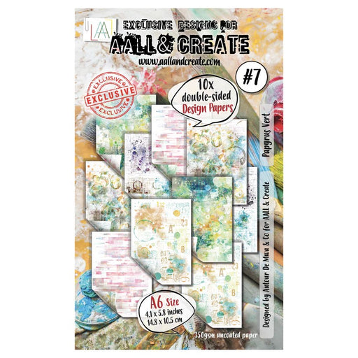 AALL & CREATE DESIGN PAPER A6 10 DOUBLE SIDED P7 - P7