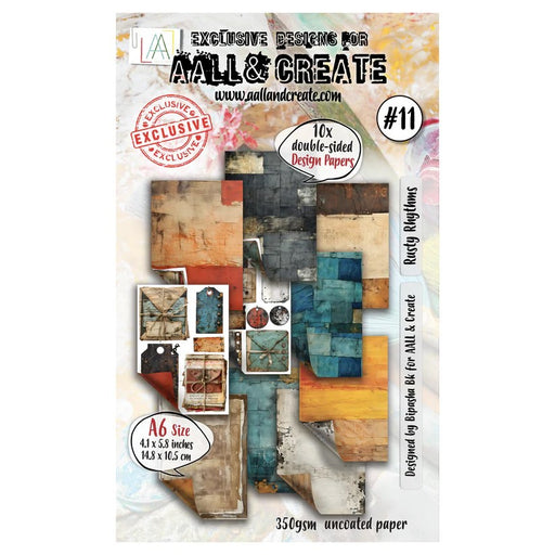 AALL & CREATE DESIGN PAPER A6 10 DOUBLE SIDED P11 - P11