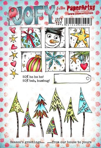 PAPER ARTSY JOFY STAMP SET 137  JOFY137