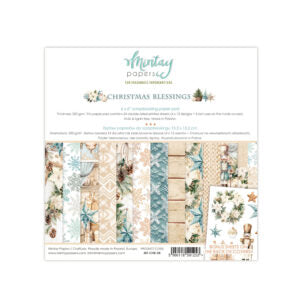 MINTAY BY KAROLA 6 X 6 PAPER PAD CHRISTMAS BLESSINGS - MT-CHB-08