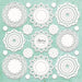 MINTAY BY KAROLA CHIPBOARD DOILY - MT-CHIP2-D65