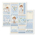 STAMPERIA 12X12 PAPER DOUBLE FACE LITTLE BOY FRAMES - SBB683