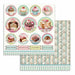 STAMPERIA 12X12 PAPER MINI CAKE ROUND - SBB737