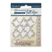 STAMPERIA DECORATIVE CHIPS 9.5X9.5 CM LACE AND BORDER - SCB07