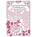 STAMPERIA STENCIL 21CM X 29CM ROMANTIC JOURNAL FLOWER - KSG457