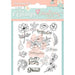 STAMPERIA RUBBER STAMP 14CMX18CM CELEBRATION SIEMPRE JUNTOS - WTKJR36