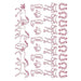 STAMPERIA STENCIL 21CM X 29CM ROMANTIC HORSES RUNNING HORSES - KSG470