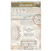 STAMPERIA PK6 ASS ACETATE SHEETS A4 LADY VAGABOND LIFESTYLE - SBA417