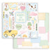 STAMPERIA 12X12PAPER DOUBLE FACE - DAYDREAM MACCHINA GIALLA - SBB854