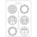 STAMPERIA SOFT MOULDS A4 LADY VAGABOND LIFESTYLE GAUGES - K3PTA4519