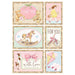 STAMPERIA A4 RICE PAPER DAYDREAM CARDS ROSA - DFSA4679