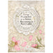 STAMPERIA A4 RICE PAPER ROMANTIC GARDEN HOUSE CORNICI CON S - DFSA4670