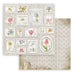 STAMPERIA 12X12PAPER DOUBLE FACE - ROMANTIC GARDEN HOUSE TA - SBB862