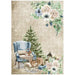 STAMPERIA A4 RICE - ROMANTIC COZY WINTER CHAIR - DFSA4709