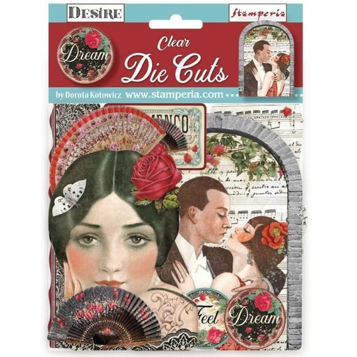 STAMPERIA CLEAR DIE CUTS- DESIRE - DFLDCP28