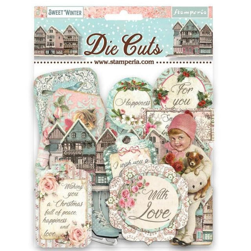 STAMPERIA DIE CUTS ASSORTED SWEET WINTER - DFLDC68