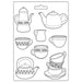 STAMPERIA SOFT MOULDS A5 WELCOME HOME CUPS - K3PTA5643