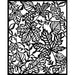 STAMPERIA STENCIL 20CM X 25CM- MAGIC FOREST LEAVES - KSTD129