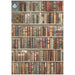 STAMPERIA A4 RICE - VINTAGE LIBRARY BOOKCASE - DFSA4754