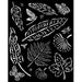 STAMPERIA STENCIL 20CM X 25CM-SUNFLOWER ART LEAVES - KSTD138
