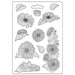 STAMPERIA SOFT MOULDS A4 - SUNFLOWER ART - K3PTA4562