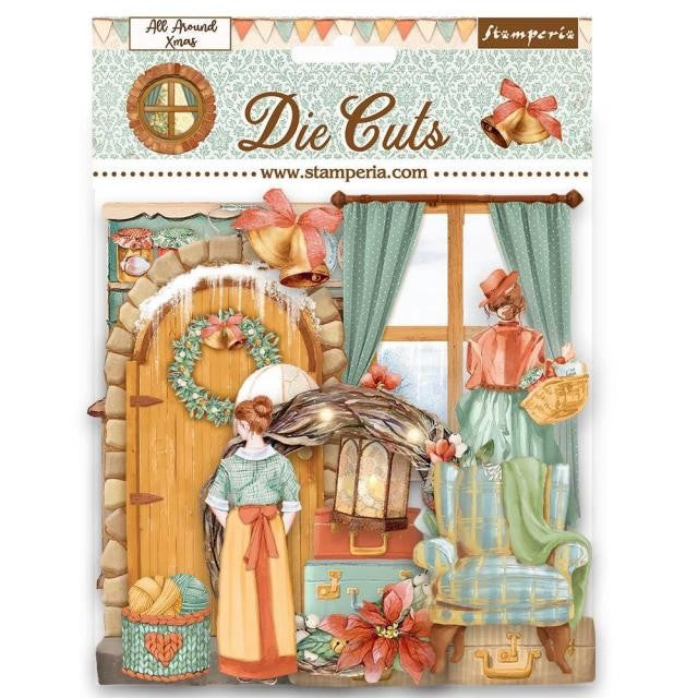 STAMPERIA DIE CUTS ASSORTED ALL AROUND CHRISTMAS - DFLDC83