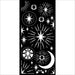 STAMPERIA STENCIL 12CM X 25CM- SUNFLOWER ART WOOD TEXTURE - KSTDL86