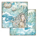 STAMPERIA 12X12 PAPER -SONGS OF THE SEA MERMAID - SBB955