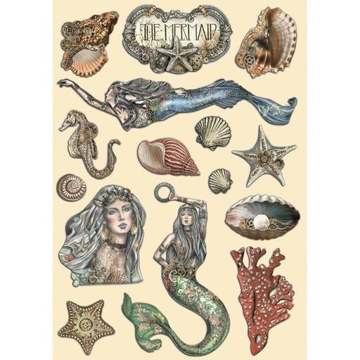 STAMPERIA WOODEN FRAME A5 -SONGS OF THE SEA THE MERMAID - KLSP146