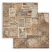 STAMPERIA 12X12 PAPER DOUBLE FACE - COFFEE AND CHOCOLATE LAB - SBB966