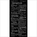 STAMPERIA STENCIL 12X25 CM - CREATE HAPPINESS SECRET DIARY DICTIONARY - KSTDL91