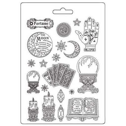 STAMPERIA SOFT MOULDS A4 - FORTUNE ASTROLOGY - K3PTA4577