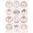 STAMPERIA A4 RICE PAPER PACKED- BABY GIRL ROUNDS - DFSA4905