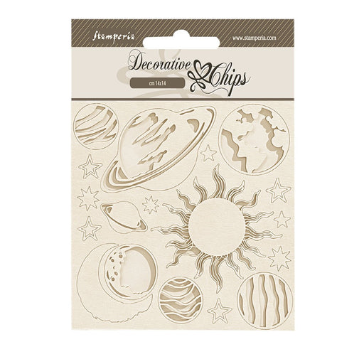 STAMPERIA DEC CHIPS 14 X 14CM- - FORTUNE PLANETS - SCB223