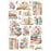 STAMPERIA A4 RICE PAPER PACKED- BOOKS - DFSA4911