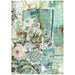 STAMPERIA A4 RICE PAPER PACKED- WONDERLAND FLORAL CORNER - DFSA4932