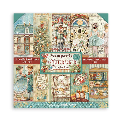 STAMPERIA 12 X 12 PAPER PACK DOUBLE FACE - THE NUTCRACKER - SBBL158