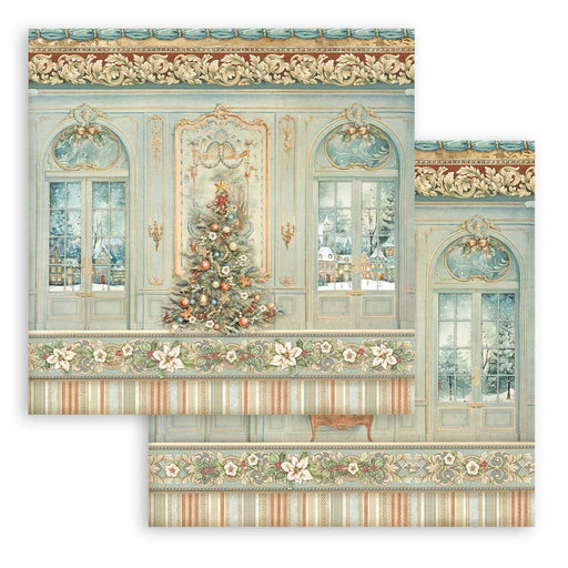 STAMPERIA 12X12 PAPER - THE NUTCRACKER CHRISTMAS TREE- SBB1019