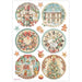 STAMPERIA A4 RICE PAPER PACKED- THE NUTCRACKER 6 ROUNDS - DFSA4944