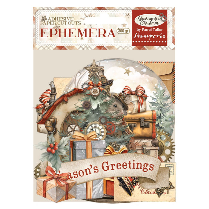 STAMPERIA EPHEMERA - GEAR UP FOR CHRISTMAS -DFLCT50