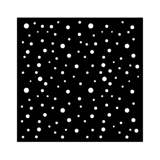 STAMPERIA STENCIL 18CM X 18CM - CLASSIC CHRISTMAS DOTS AND PATTENS - KSTDQ111