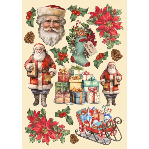 STAMPERIA WOODEN FRAME A5 -CLASSIC CHRISTMAS - KLSP168