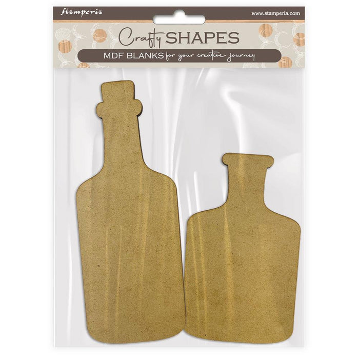 STAMPERIA CRAFTY SHAPES BOTTLES -KLSM03