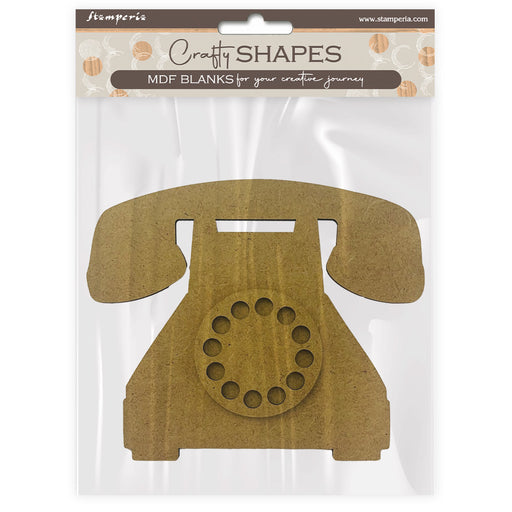 STAMPERIA CRAFTY SHAPES GOLDEN HARMONY TELEPHONE -KLSM24