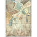 STAMPERIA A4 RICE PAPER PACKED- ALTEREGO LETTER BACKGROUND- DFSA4960