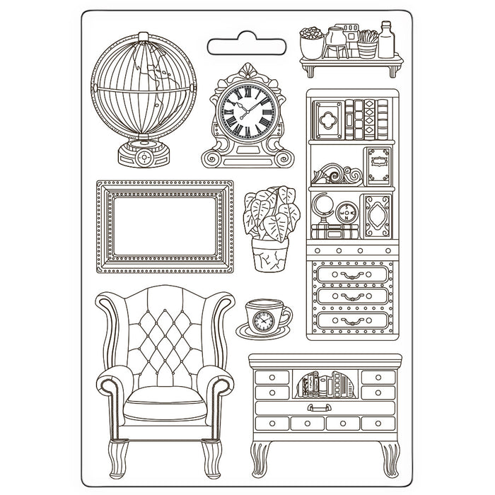 STAMPERIA SOFT MOULDS A4 - ALTEREGO CUPBOARDS AND ACCESSORIES- K3PTA4583