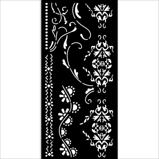 STAMPERIA STENCIL 12X25 -OLD LACE BORDERS -KSTDL104